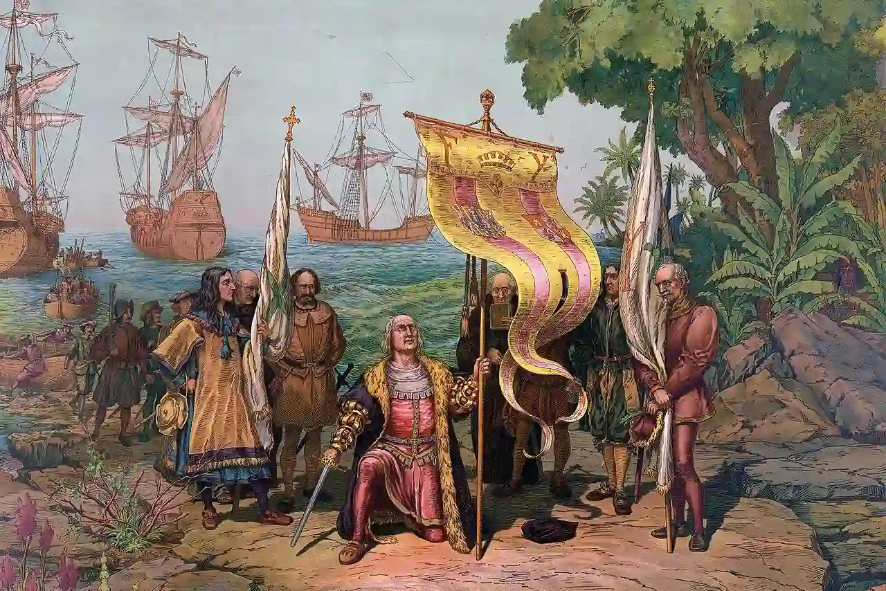 1492 Colón llegó a Guanahaní