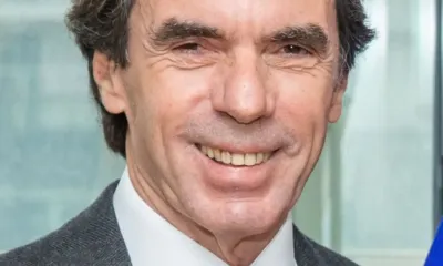 Aznar sonriendo en 2026