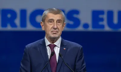 Babiš en un mitin