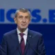 Babiš en un mitin