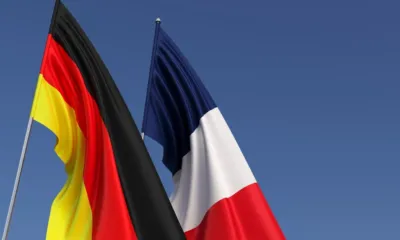 Banderas de Francia y Alemania