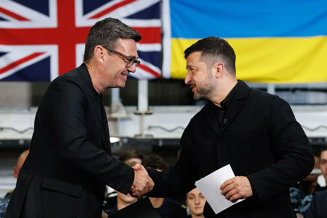 Burnham con Zelenski