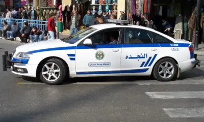Coche patrulla en Jordania