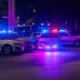 Coches policia tras el Tiroteo en Oregón