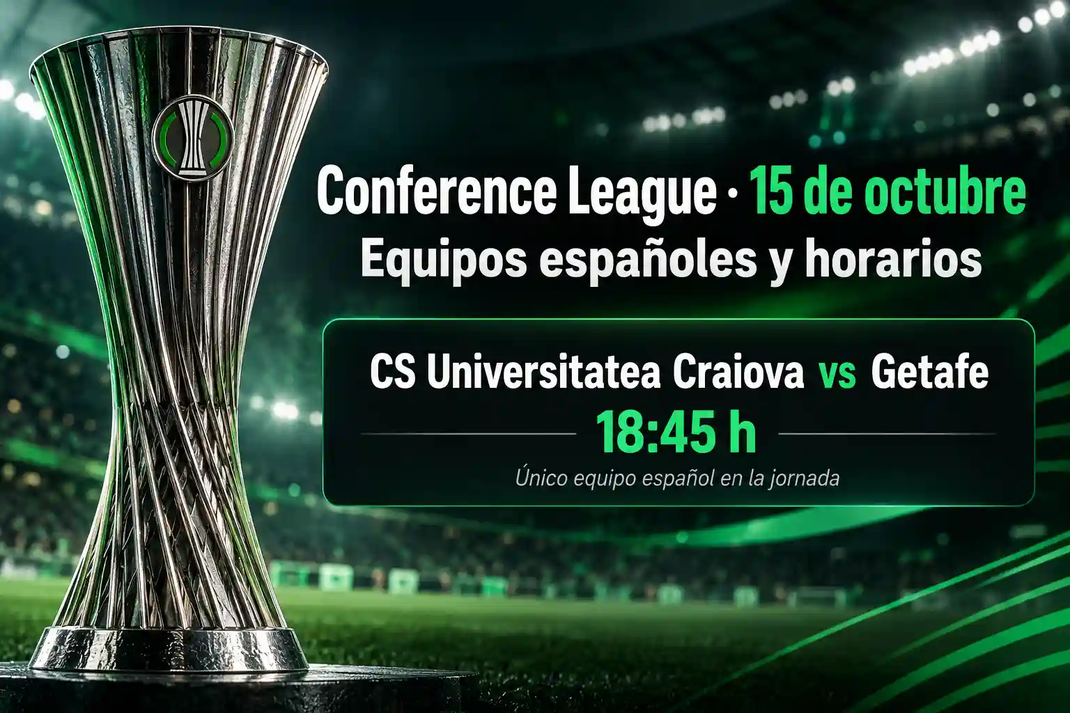 Conference League del 15 de octubre