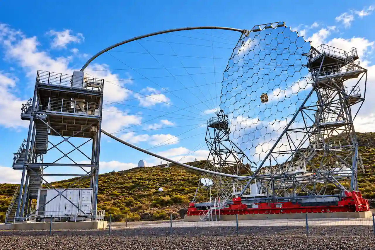 Cuatro telescopios en La Palma