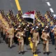 Egipto armada desfilando