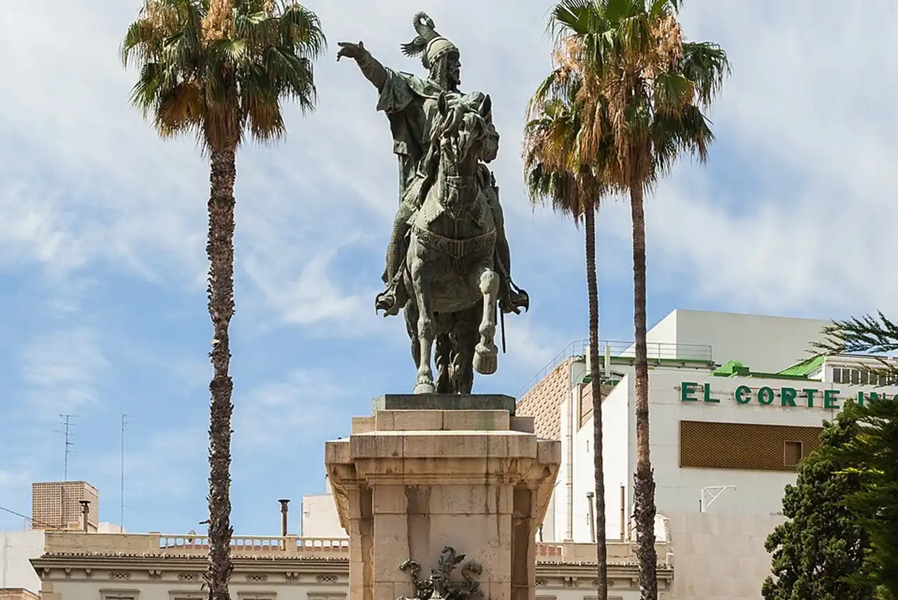 Estatua a Jaume I en Valencia