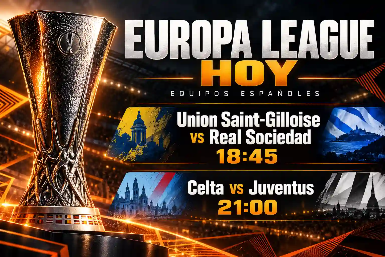 Europa League hoy 15 octubre
