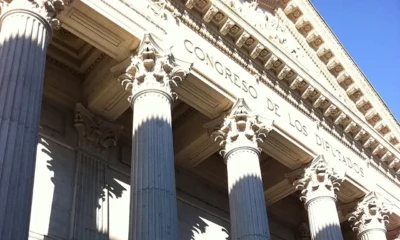 Fachada de la sede de la Junta Electoral