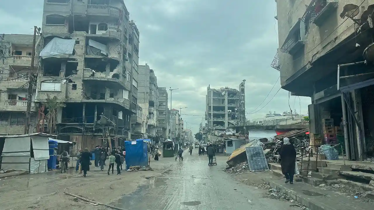 Imagen de Gaza destrozada en 2026