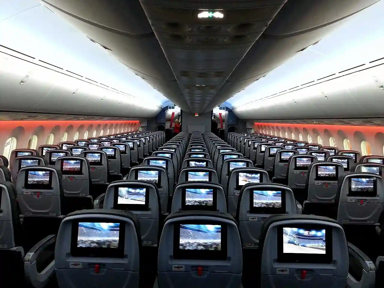 Interior del Boeing 787