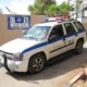 Jordania coche policia en Hamman