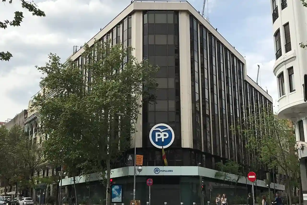 La sede del PP en Madrid