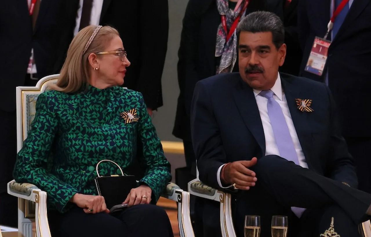 Maduro y Cilia Flores