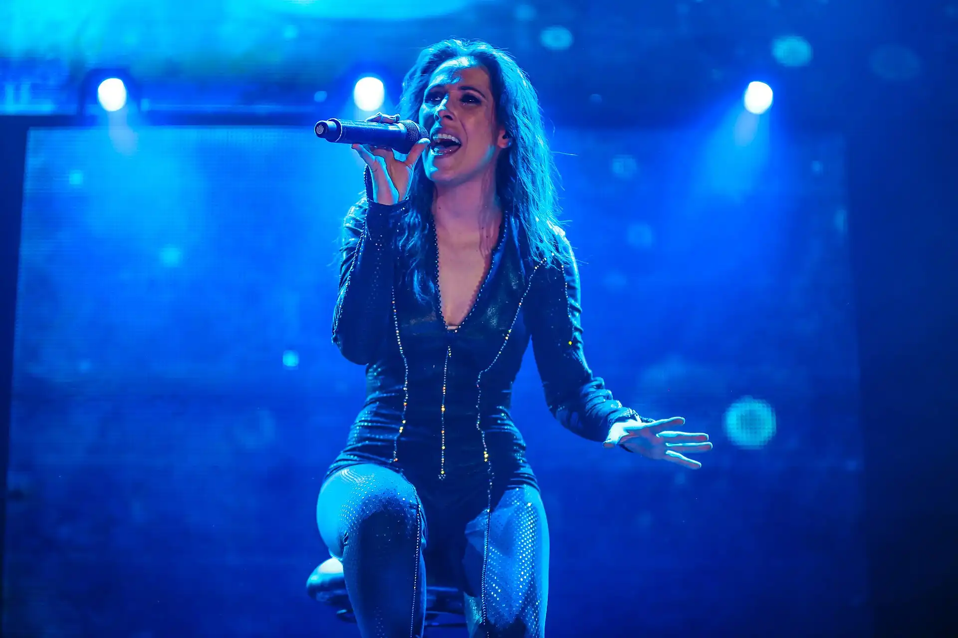 Malu cantando en directo