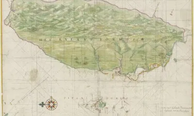 Mapa de Taiwan o Isla de Formosa