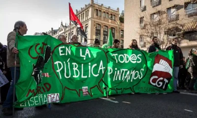 Marea verde de profesores en Madrid