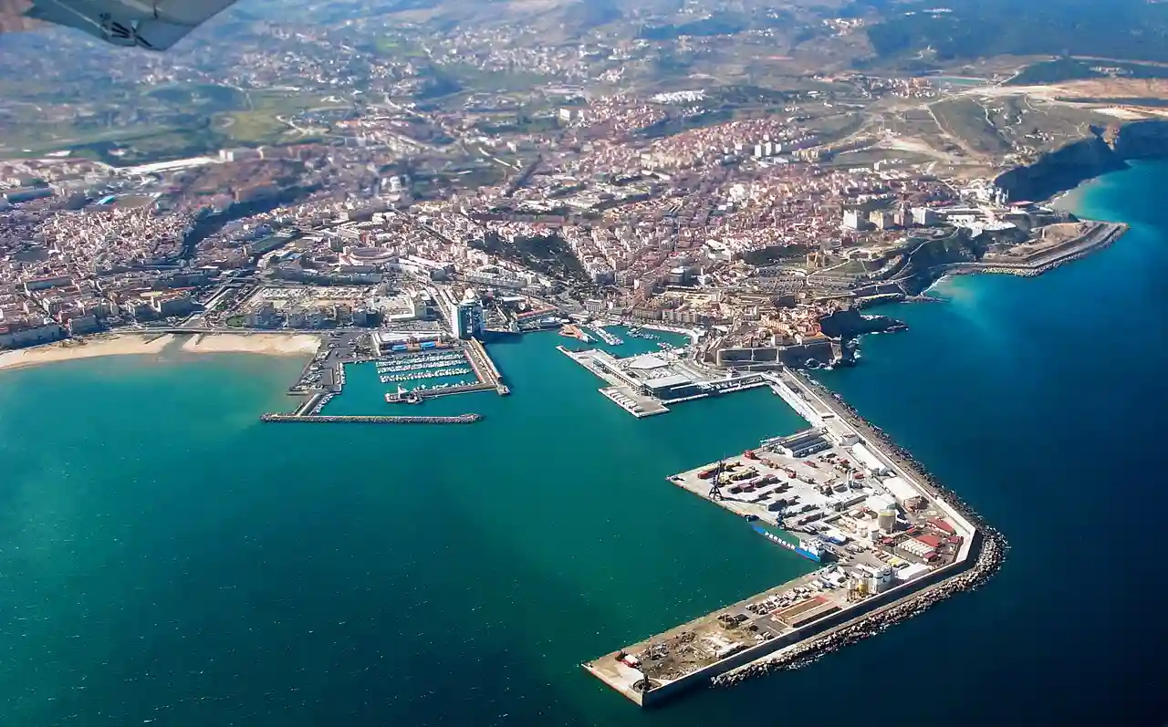 Melilla desde el avion
