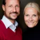 Mette Marit con su marido el rey de Noruega