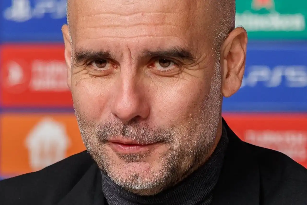 Pep Guardiola en rueda de prensa