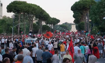 Protestas en Alabania en 2026