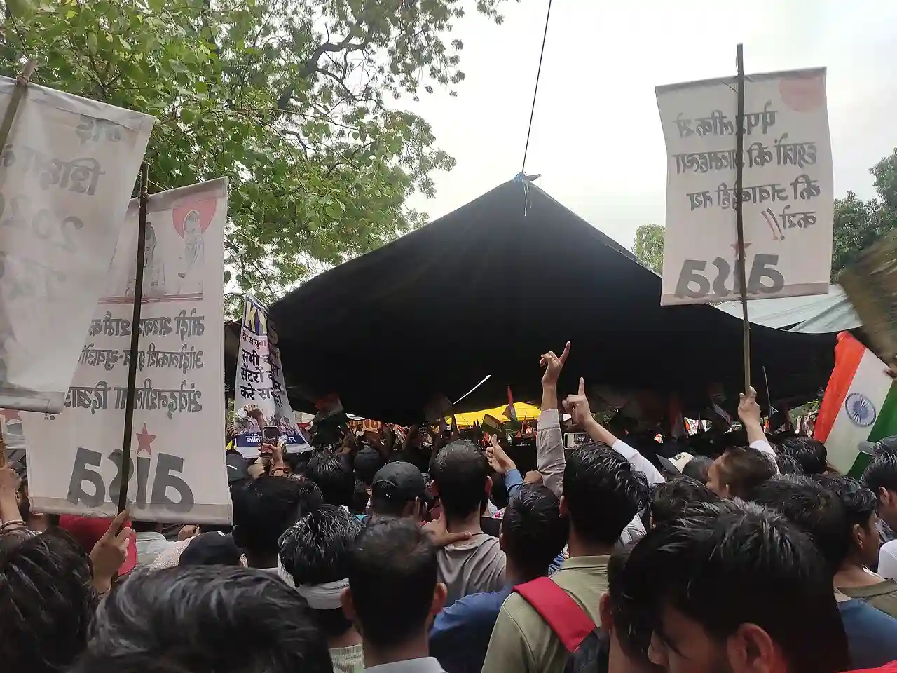 Protestas en India de estudiantes en 2026