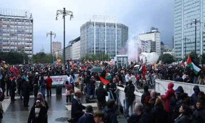 Protestas en Milan