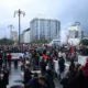 Protestas en Milan