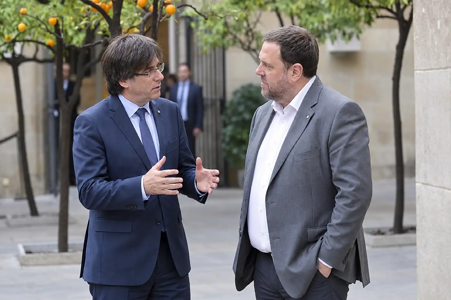 Puigdemont y Junqueras