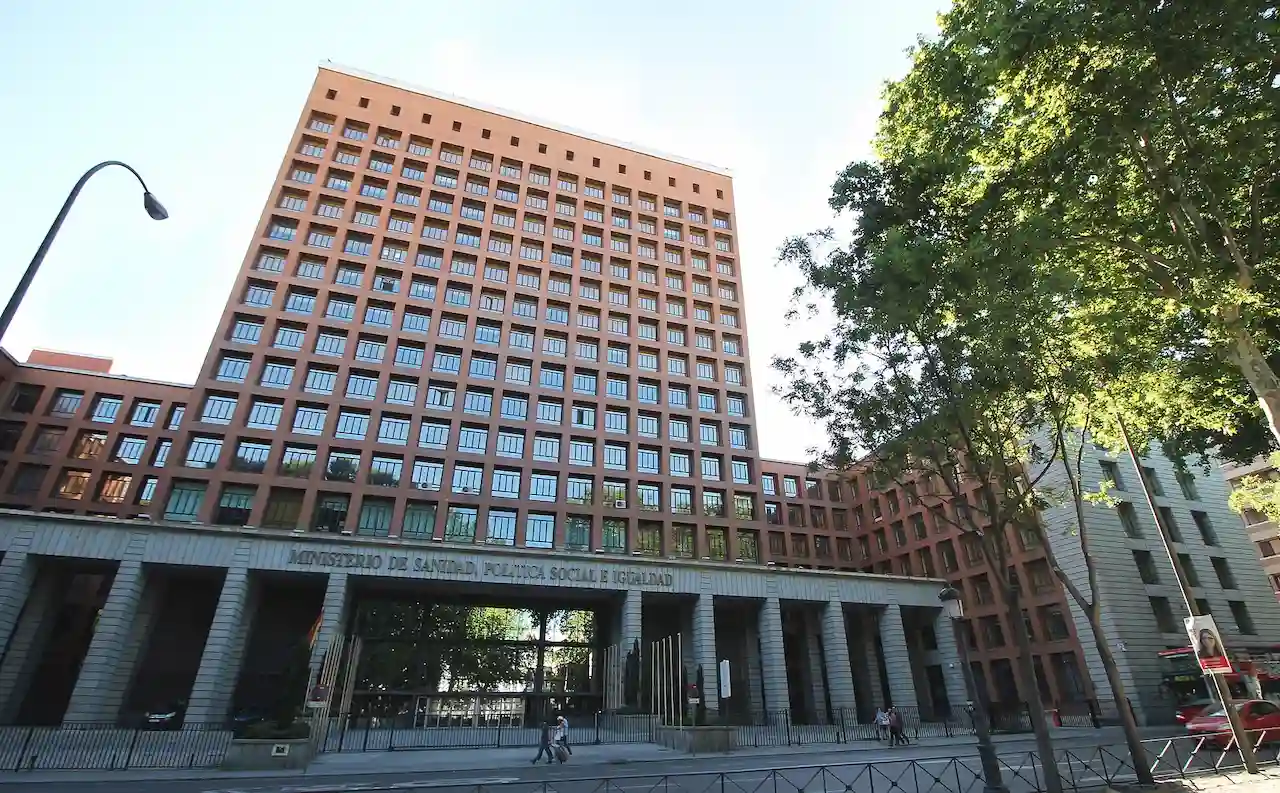 Sede Sanidad en Madrid, la fachada