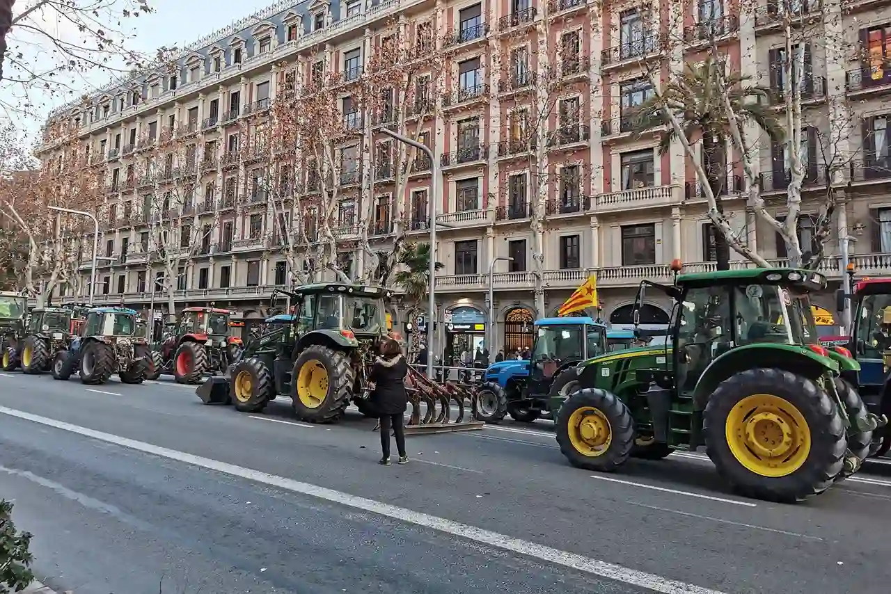 Tractorada en Madrid el 28 de octubre