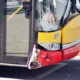 Un badén daña dos autobuses