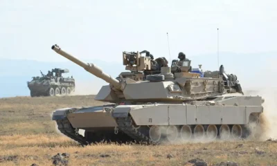 Un tank de la coalicion Saudi
