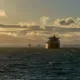 Uno de los petroleros en Ormuz