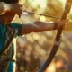 caza siete grandes africanos con arco tradicional