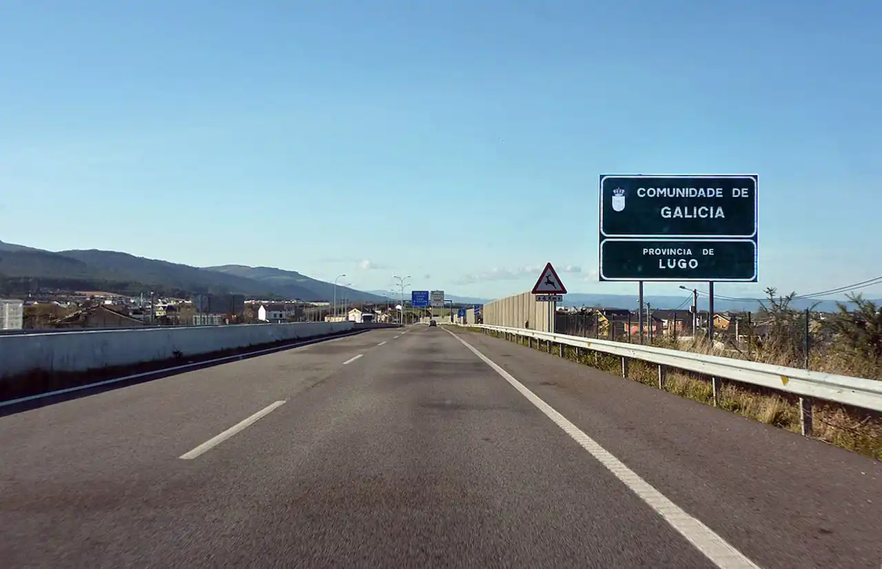 la A-8 en Castro hacia Bilbao