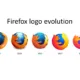 logos de Firefox en la historia