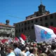 manifestantes del BNG