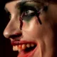 maquillaje falso de Halloween