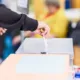 mesa electoral vottantes
