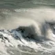 oleaje a una mujer en Riazor