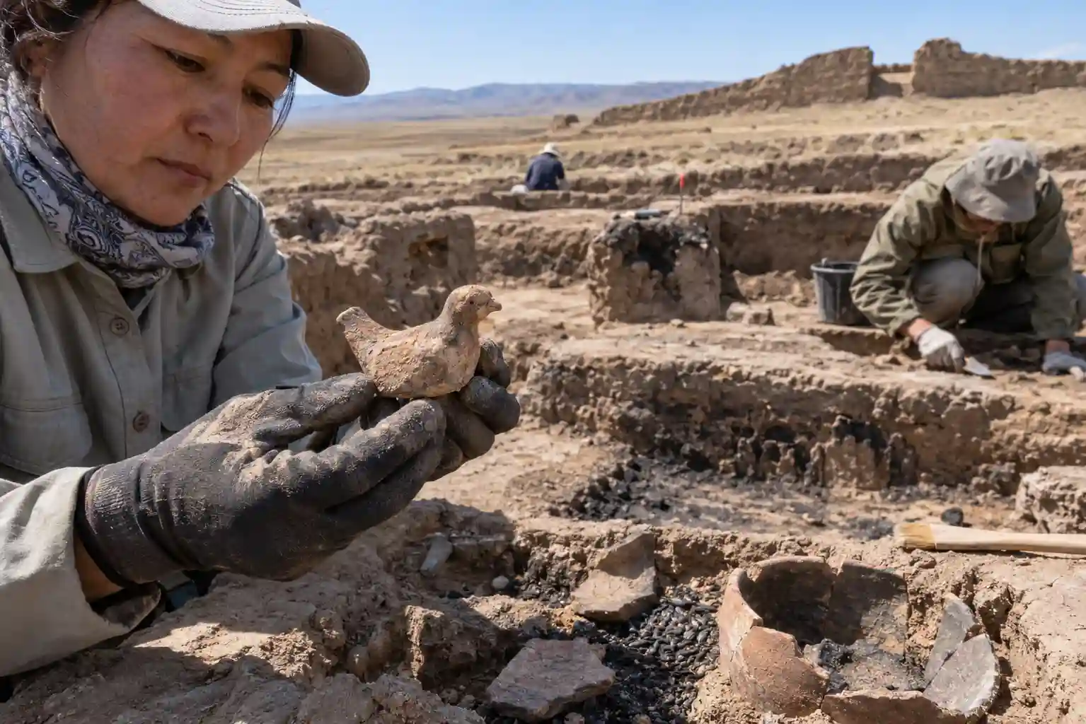 poblado fortificado de hace 1.400 años