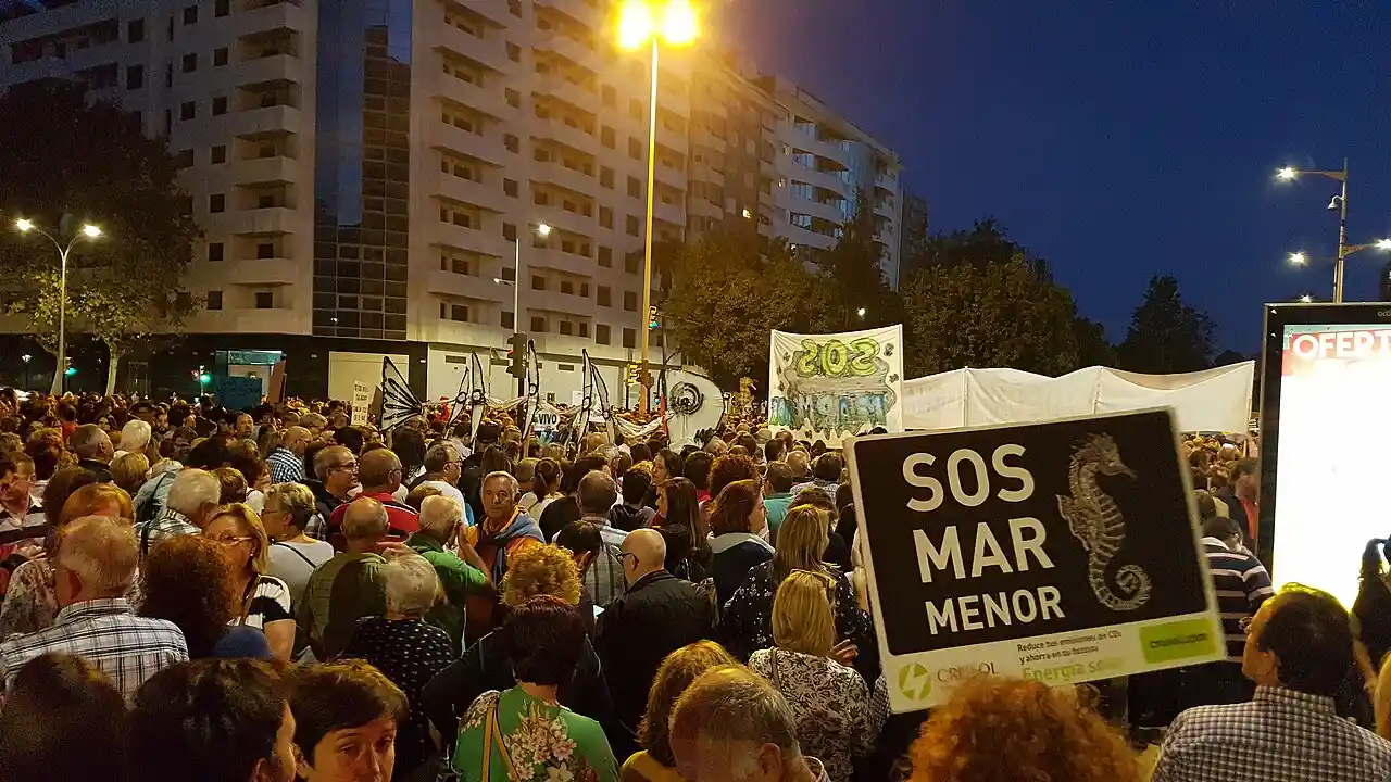protestas a favor del mar menor