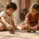 sarcófago de un niño romano