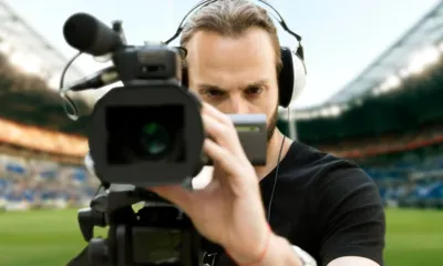 un camara deportivo en accion